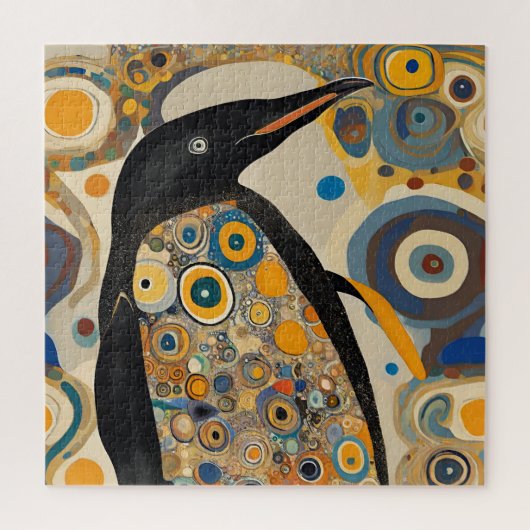 アールヌーボーペンギン ジグソーパズル (縦)