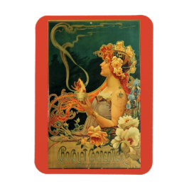 アールヌーボーホットチョコレートフローラ広告 マグネット