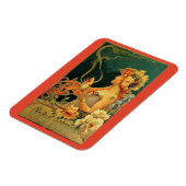 アールヌーボーホットチョコレートフローラ広告 マグネット (左側)