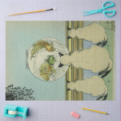 アールヌーボーポスターキャッツデクページティッシュペーパー 薄葉紙 (クラフト)