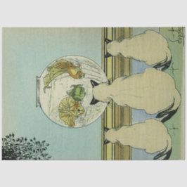 アールヌーボーポスターキャッツデクページティッシュペーパー 薄葉紙