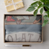 アールヌーボーポスターチョコレート16デコペ 薄葉紙 (ギフト)