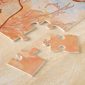 アールヌーボーポスターバイアルフォンスミュシャサマーガール ジグソーパズル (側面)