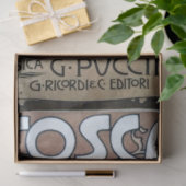 アールヌーボーポスター29女性デコパージュ 薄葉紙 (ギフト)