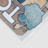 アールヌーボーポスター29女性デコパージュ 薄葉紙 (詳細)