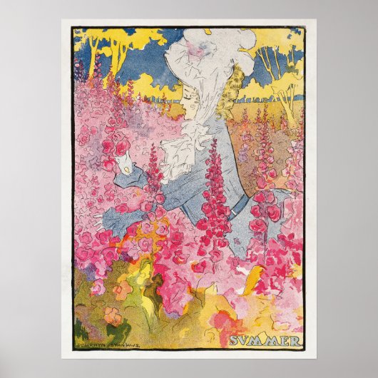 アールヌーボーポスター ポスター (正面)