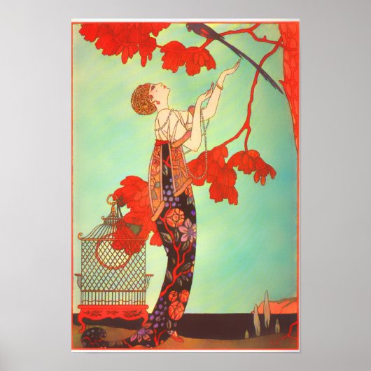 アールヌーボーポスター ポスター (正面)