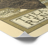 アールヌーボーポスター – ミュシャ' ポスター (角)