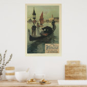 アールヌーボーポスター – ヴェネツィア/パリ ポスター (キッチン)