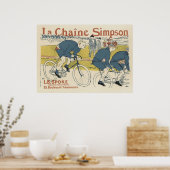 アールヌーボーポスター – 自転車 ポスター (キッチン)