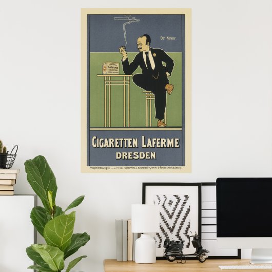 アールヌーボーポスター – Cig ポスター (ホームオフィス)