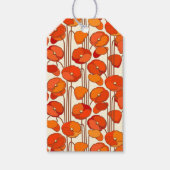 アールヌーボーポピズギフトラベル ギフトタグ (正面)