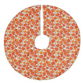 アールヌーボーポピズツリースカート フェイクリネンツリースカート (正面)