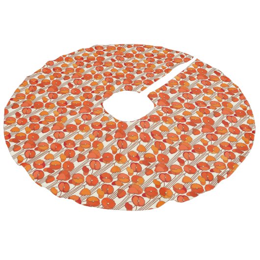 アールヌーボーポピズツリースカート フェイクリネンツリースカート (アングル)