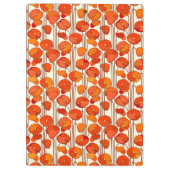 アールヌーボーポピーのクリップボード クリップボード (裏面)