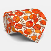アールヌーボーポピーのネクタイ ネクタイ (ロール)