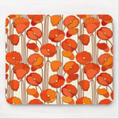 アールヌーボーポピーマウスパッド マウスパッド (正面)