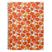 アールヌーボーポピー写真帳 ノートブック (正面)