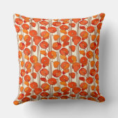 アールヌーボーポピー枕 クッション (裏面)