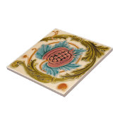 アールヌーボーポメグラネートフェイクレリーフ、 浮き彫りアンティークレプロ タイル (側面)