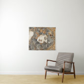 アールヌーボーポートレートヴィンテージ女性イラストレーション タペストリー (インサイチュ(横))