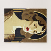 アールヌーボーポートレート ジグソーパズル (横)