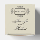 アールヌーボーポー結婚式の引き出物ボックス フェイバーボックス (上部)