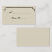 アールヌーボーポ結婚ス座席表 プレイスカード (正面/裏面)