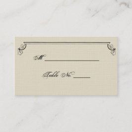 アールヌーボーポ結婚ス座席表 プレイスカード