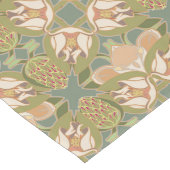 アールヌーボーマグノリア模様テーブルランナー ロングテーブルランナー (コーナー)