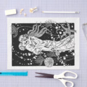 アールヌーボーマザー&チャイルドデクページティッシュペーパー 薄葉紙 (クラフト)