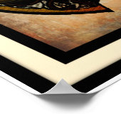 アールヌーボーミュシャスタイルプリント ポスター (角)