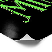 アールヌーボーミントジュレップ ポスター (コーナー)