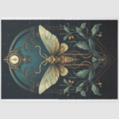 アールヌーボーモス1デクページ紙 薄葉紙 (正面)