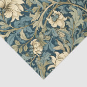 アールヌーボーモリスアイボリーベージュフラワーズパステル 薄葉紙 (詳細)