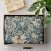 アールヌーボーモリスアイボリーベージュフラワーズパステル 薄葉紙 (ギフト)