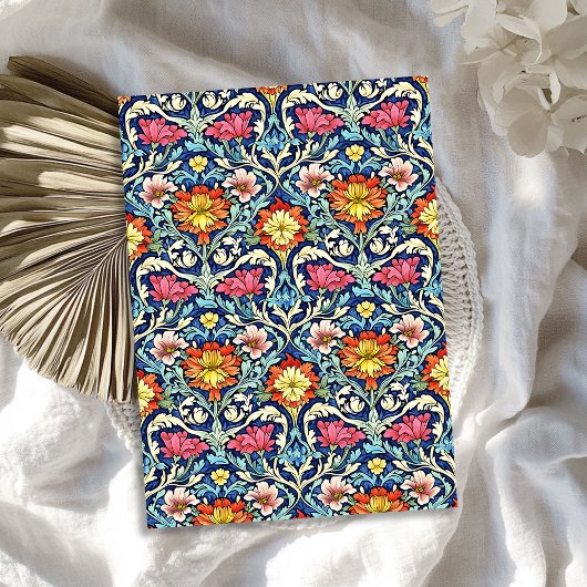 アールヌーボーモリスカラフル鮮やか花 薄葉紙