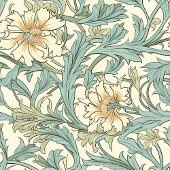 アールヌーボーモリススタイルバスタオル バスタオルセット