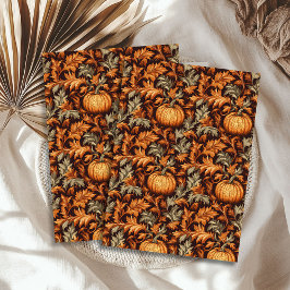 アールヌーボーモリス秋テラコッタアイボリーブラウン 薄葉紙