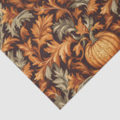 アールヌーボーモリス秋テラコッタアイボリーブラウン 薄葉紙 (詳細)