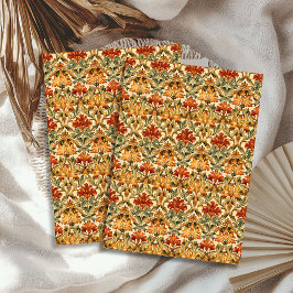 アールヌーボーモリス秋秋季パステルカラー 薄葉紙