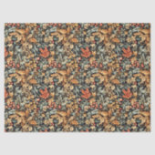 アールヌーボーモリス秋紅葉パステルグリーン 薄葉紙 (正面)