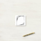 アールヌーボーユリのポスト・イット ポストイット (デスク上)