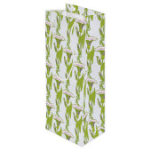 アールヌーボーライトイポモアフローラ壁紙アート ワインギフトバッグ (裏面アングル)