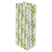 アールヌーボーライトイポモアフローラ壁紙アート ワインギフトバッグ (正面アングル)