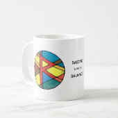 アールヌーボーライドロンマグ – BALANCE! コーヒーマグカップ (正面左)