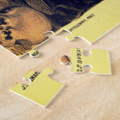 アールヌーボーライブラリーロマンティックゴシックグラスアセット ジグソーパズル (側面)