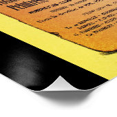 アールヌーボーライブラリーロマンティックゴシックグラスアセット ポスター (コーナー)