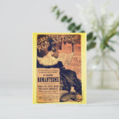 アールヌーボーライブラリーロマンティックゴシックグラスアセット ポストカード (スタンド正面)