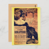 アールヌーボーライブラリーロマンティックゴシックグラスアセット ポストカード (正面/裏面)